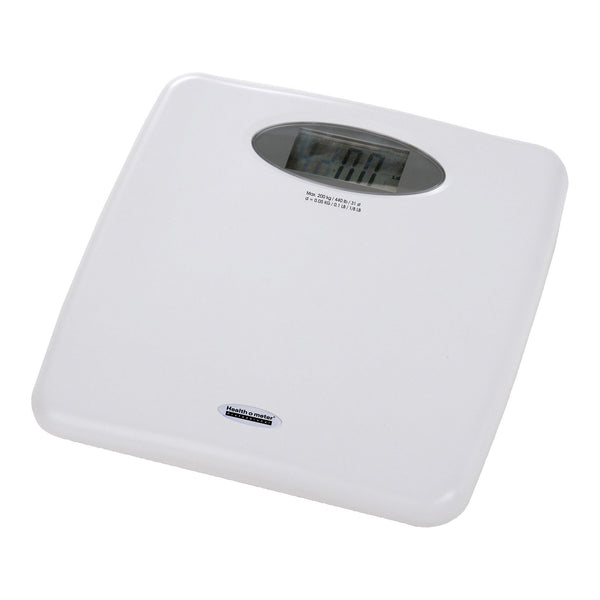Health O Meter® Floor Scale Digital Display 440 lbs. / 200 kg Capacity White Battery Operated (626874_EA) 1/EA