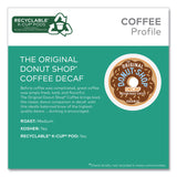 The Original Donut Shop® Decaf Coffee K-Cups, 0.39 oz, 22/Box (DIE60224101) Box of 22