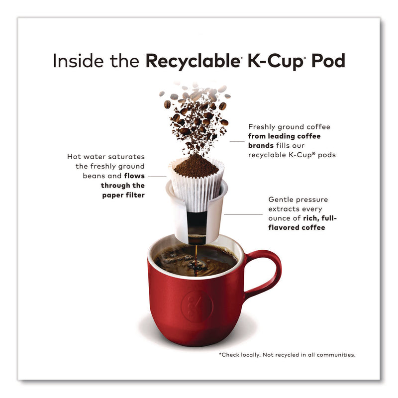 The Original Donut Shop® Decaf Coffee K-Cup Pods, 48/Box (DSP1635474) Box of 48