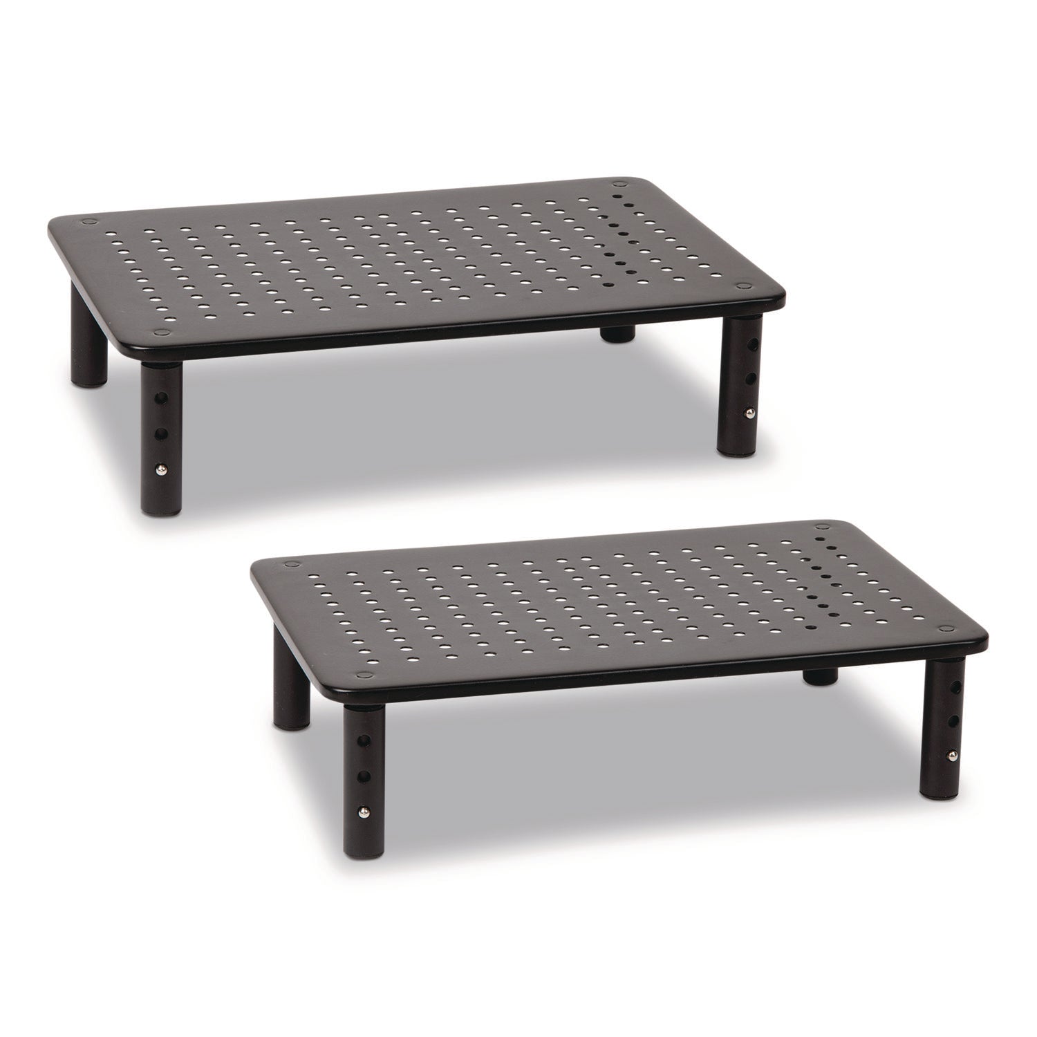Mind Reader Adjustable Rectangular Monitor Stand, 14.5