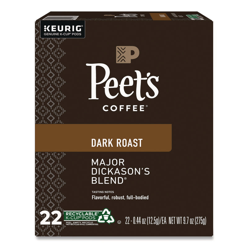 Peet's Coffee & Tea® Major Dickason's Blend K-Cups, 0.44 oz, 88/Carton (GMT65470) Case of 88
