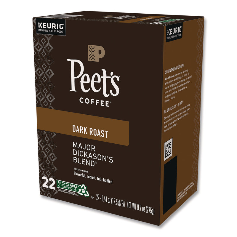 Peet's Coffee & Tea® Major Dickason's Blend K-Cups, 0.44 oz, 88/Carton (GMT65470) Case of 88