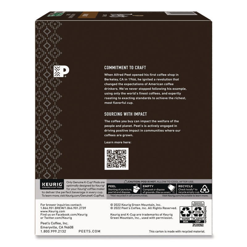 Peet's Coffee & Tea® Major Dickason's Blend K-Cups, 0.44 oz, 88/Carton (GMT65470) Case of 88