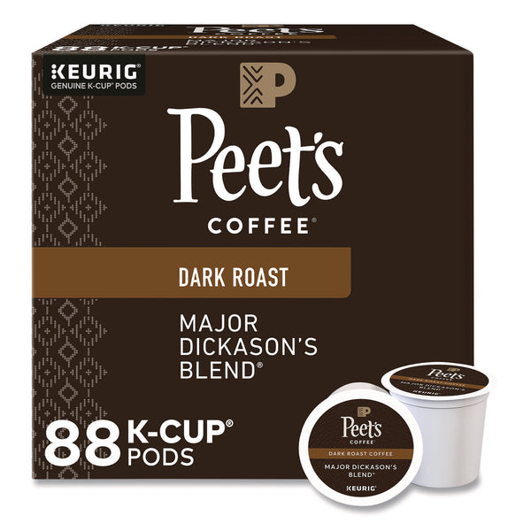Peet's Coffee & Tea® Major Dickason's Blend K-Cups, 0.44 oz, 88/Carton (GMT65470) Case of 88