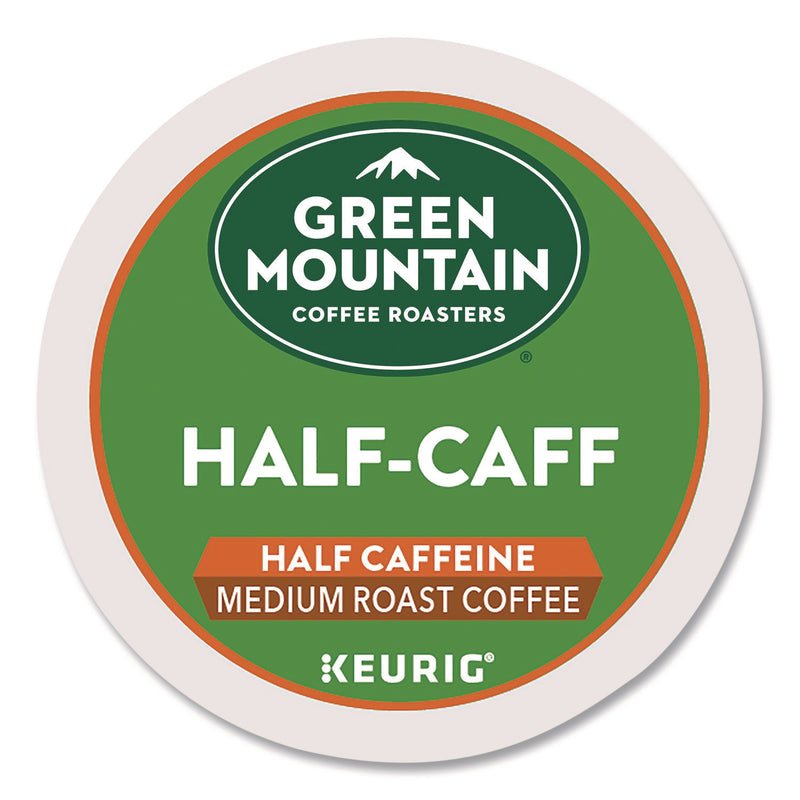 Green Mountain Half-Caff Coffee K-Cups, 0.33 oz, 48/Box (GMT2140552) Box of 48