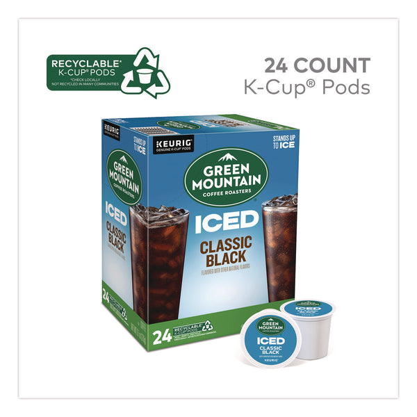 Green Mountain Coffee® Classic Black Brew Over Ice Coffee K-Cups, 0.4 oz, 24/Box (GMT5000372042) Box of 24
