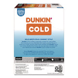 Dunkin'® Cold Iced Coffee K-Cups, Caramel, 0.44 oz, 22/Box (GMT5000375314) Box of 22
