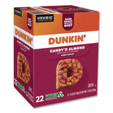 Dunkin'® Candy'd Almond Coffee K-Cups, 0.35 oz, 22/Box (GMT5000375651) Box of 22