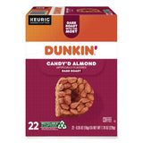 Dunkin'® Candy'd Almond Coffee K-Cups, 0.35 oz, 22/Box (GMT5000375651) Box of 22