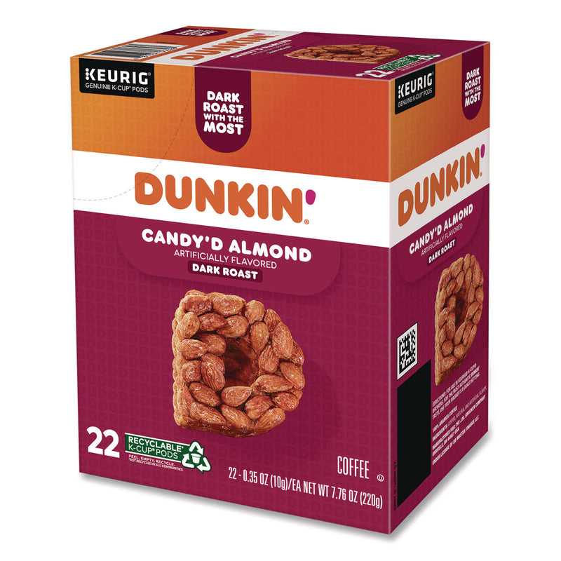 Dunkin'® Candy'd Almond Coffee K-Cups, 0.35 oz, 22/Box (GMT5000375651) Box of 22