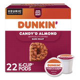 Dunkin'® Candy'd Almond Coffee K-Cups, 0.35 oz, 22/Box (GMT5000375651) Box of 22