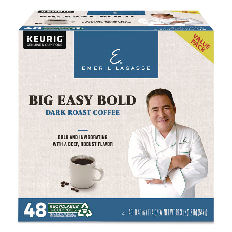 Emeril's™ Big Easy Bold Coffee K-Cups, 0.4 oz, 48/Box (KEU24306974) Box of 48