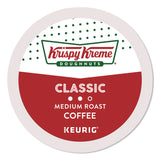 Krispy Kreme Classic Coffee K-Cups, Medium Roast, 0.33 oz, 48/Box (KEU24306975) Box of 48