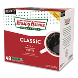 Krispy Kreme Classic Coffee K-Cups, Medium Roast, 0.33 oz, 48/Box (KEU24306975) Box of 48