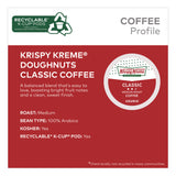 Krispy Kreme Classic Coffee K-Cups, Medium Roast, 0.33 oz, 48/Box (KEU24306975) Box of 48