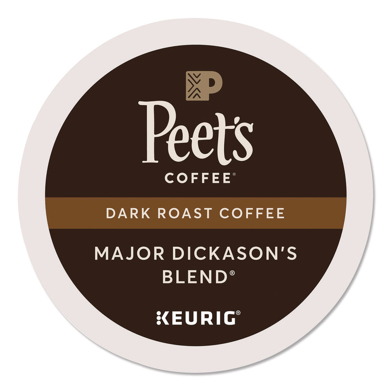 Peet's Major Dickason's Blend K-Cups, 0.44 oz, 40/Box (KEU24306979) Box of 40