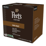 Peet's Major Dickason's Blend K-Cups, 0.44 oz, 40/Box (KEU24306979) Box of 40