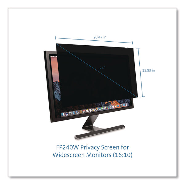 Kensington Privacy Filter for Widescreen Monitor for 24" Flat Panel Monitors, 16:10 Aspect Ratio (KMWK52794WW) Each