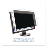 Kensington Anti-Glare Reversible Privacy Screen for 23" Widescreen Flat Panel Monitor, 16:9 Aspect Ratio (KMWK55798WW) Each