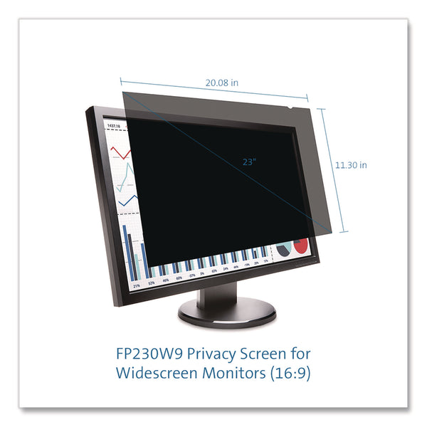 Kensington Anti-Glare Reversible Privacy Screen for 23" Widescreen Flat Panel Monitor, 16:9 Aspect Ratio (KMWK55798WW) Each