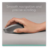 Logitech® M330 Silent Plus Mouse, 2.4 GHz Frequency/33 ft Wireless Range, Right Hand Use, Gray (LOG2406185) Each