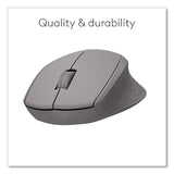 Logitech® M330 Silent Plus Mouse, 2.4 GHz Frequency/33 ft Wireless Range, Right Hand Use, Gray (LOG2406185) Each
