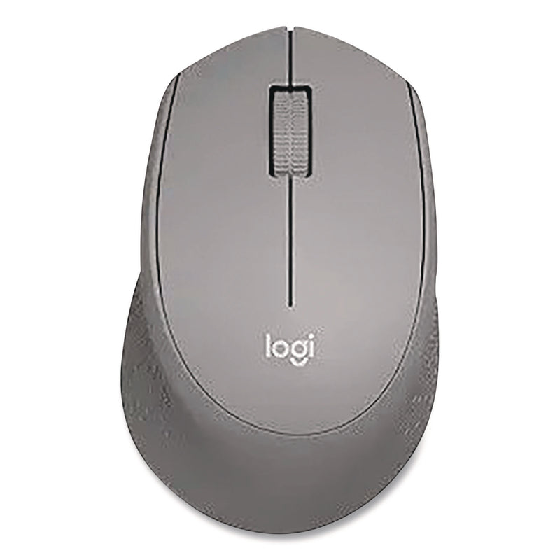 Logitech® M330 Silent Plus Mouse, 2.4 GHz Frequency/33 ft Wireless Range, Right Hand Use, Gray (LOG2406185) Each