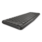 Logitech® MK235 Wireless Keyboard and Optical Mouse Combo, 2.4 GHz Frequency, 33 ft Wireless Range, Black (LOG2622126) Each