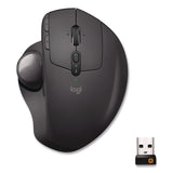 Logitech® MX Ergo Plus Advanced Wireless Trackball Mouse, 2.4 GHz Frequency/33 ft Wireless Range, Right Hand Use, Black (LOG2764655) Each