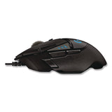 Logitech® G502 HERO High Performance Gaming Mouse, USB, Left/Right Hand Use, Black (LOG24342519) Each