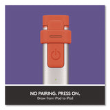 Logitech® Crayon, for iPad, Silver/Orange (LOG24387358) Each