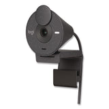 Logitech® Brio 300 HD Webcam, 1920 pixels x 1080 pixels, 2 Mpixels, Graphite (LOG960001497) Each