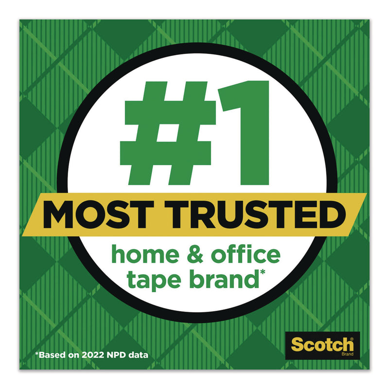 Scotch® Magic Tape Refill, 1" Core, 0.75" x 22.2 yds, Clear, 3/Pack (MMM810S3) Pack of 3