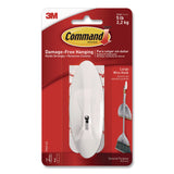 Command® Large Wire Hook, Metal/Plastic, White, Supports 5 lbs (MMM70006903192) Each