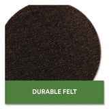 Scotch™ Felt Pad Protectors, 1" Diameter, Brown, 32/Pack (MMMSP822NA) Pack of 32