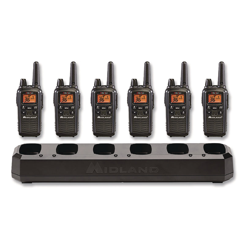 Biztalk Two-Way Business Radio Bundle, 36 Channels, 6/Pack (MROLXT600BBX6) Pack of 6
