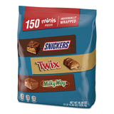 MARS Minis Variety Pack, Assorted, 46.86 oz Bag, 150 Pieces (MRSMMM59799) Each