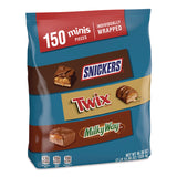 MARS Minis Variety Pack, Assorted, 46.86 oz Bag, 150 Pieces (MRSMMM59799) Each