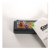 Officemate Push Pins, Assorted Plastic Head, 0.5" Pin, 200/Pack (OIC614312) Pack of 200