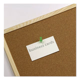Officemate Push Pins, Assorted Plastic Head, 0.5" Pin, 200/Pack (OIC614312) Pack of 200