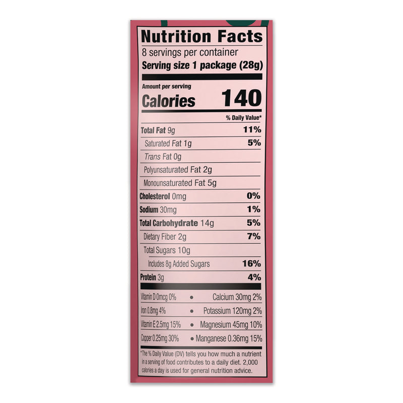 Orchard Valley Harvest® Cranberry Nut Mix, 1 oz Bag, 8/Pack (OVHJOH36414) Each
