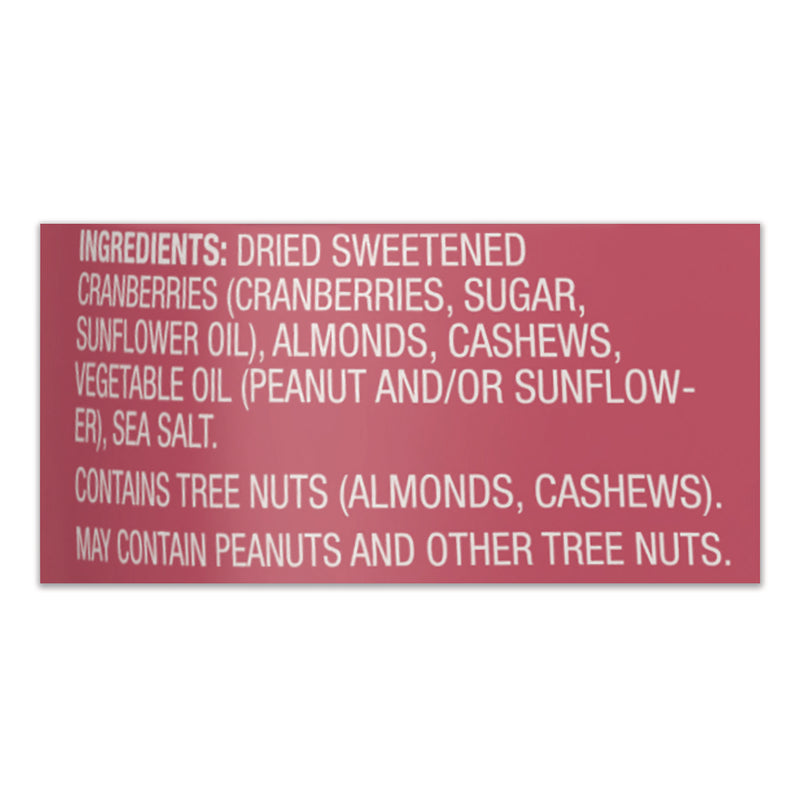 Orchard Valley Harvest® Cranberry Nut Mix, 1 oz Bag, 8/Pack (OVHJOH36414) Each