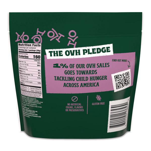 Orchard Valley Harvest® Dipped Almonds, Dark Chocolate, 1 oz Bag, 8/Pack (OVHJOH36537) Each