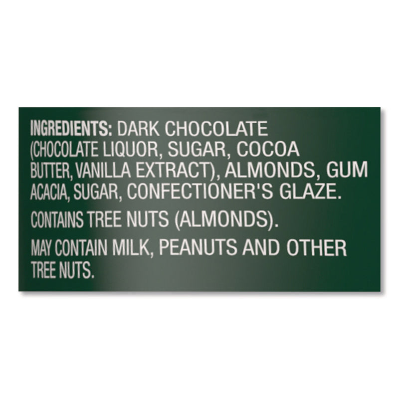 Orchard Valley Harvest® Dipped Almonds, Dark Chocolate, 1 oz Bag, 8/Pack (OVHJOH36537) Each