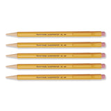 Papermate® Sharpwriter Mechanical Pencil, 0.7 mm, HB (#2), Black Lead, Classic Yellow Barrel, 5/Pack (PAP30376BPP) Pack of 5