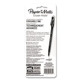 Paper Mate® Eraser Mate Ballpoint Pen, Stick, Medium 1 mm, Red Ink, Red Barrel, 5/Pack (PAP31735) Pack of 5