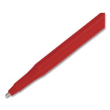Paper Mate® Eraser Mate Ballpoint Pen, Stick, Medium 1 mm, Red Ink, Red Barrel, 5/Pack (PAP31735) Pack of 5