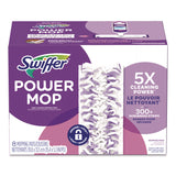 Swiffer® PowerMop Mopping Pads, 15.4 x 5.3, White/Purple, 8/Pack (PGC08189PK) Pack of 8