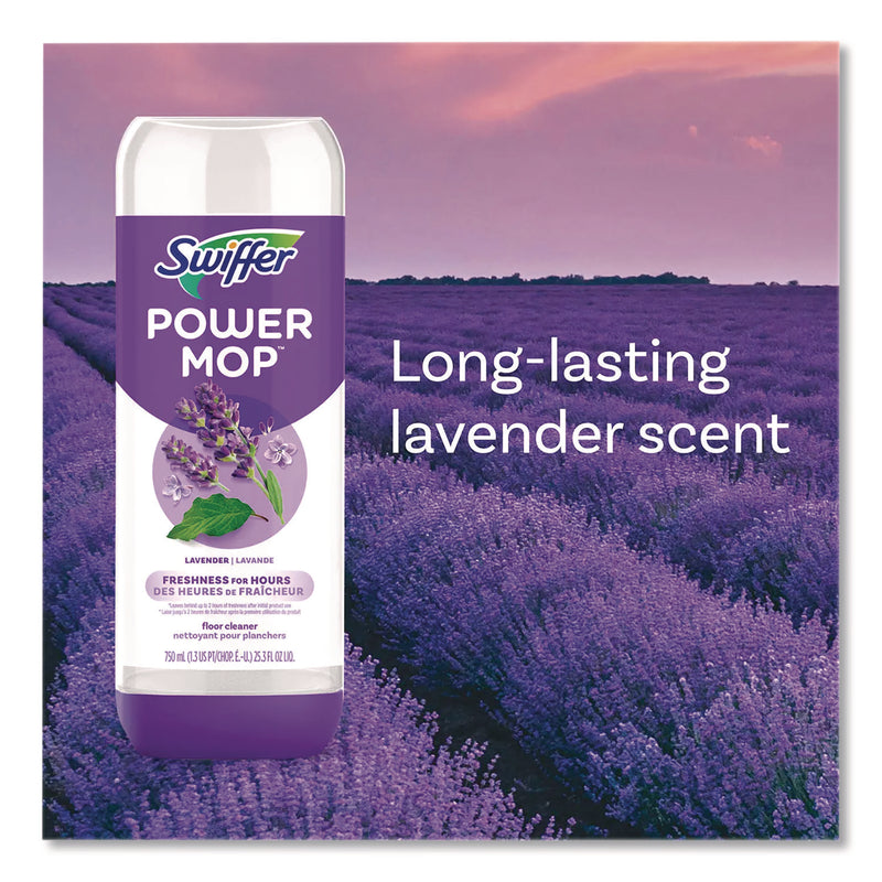 Swiffer® PowerMop Refill Cleaning Solution, Lavender Scent, 25.3 oz Refill Bottle, 2/Pack (PGC08423) Pack of 2