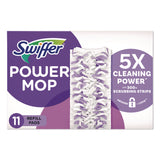 Swiffer® PowerMop Mopping Pads, 15.4 x 5.3, White/Purple. 11/Pack (PGC12868PK) Pack of 11